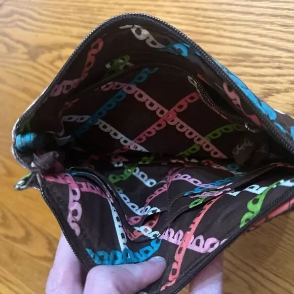 Vera Bradley Locket Zipper Wallet Wristlet - Picture 3 of 3